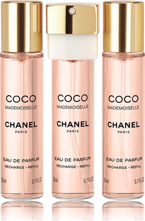 chanel coco mademoiselle eau de parfum twist and spray refills|coco mademoiselle Chanel recharge refill.